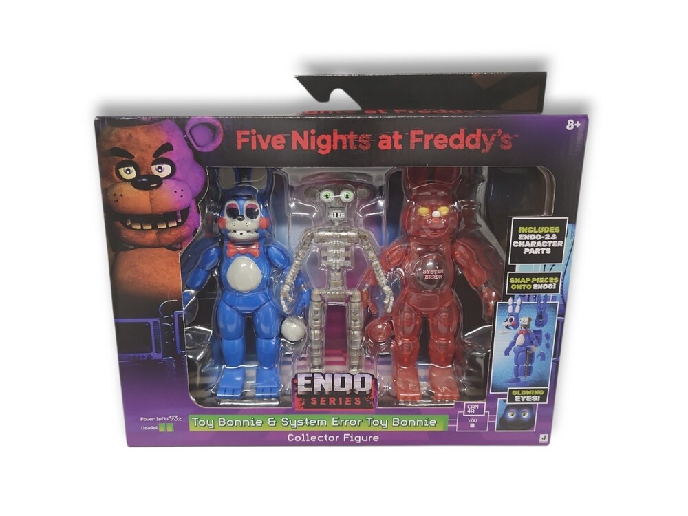New Sealed Five Nights at Freddy's Endo Series 2 Toy & System Error Bonnie